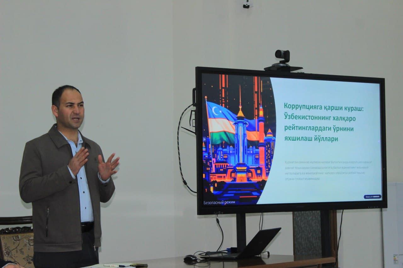 Huquqiy-targ‘ibot tadbiri: Korrupsiya islohotlarga xiyonatdir