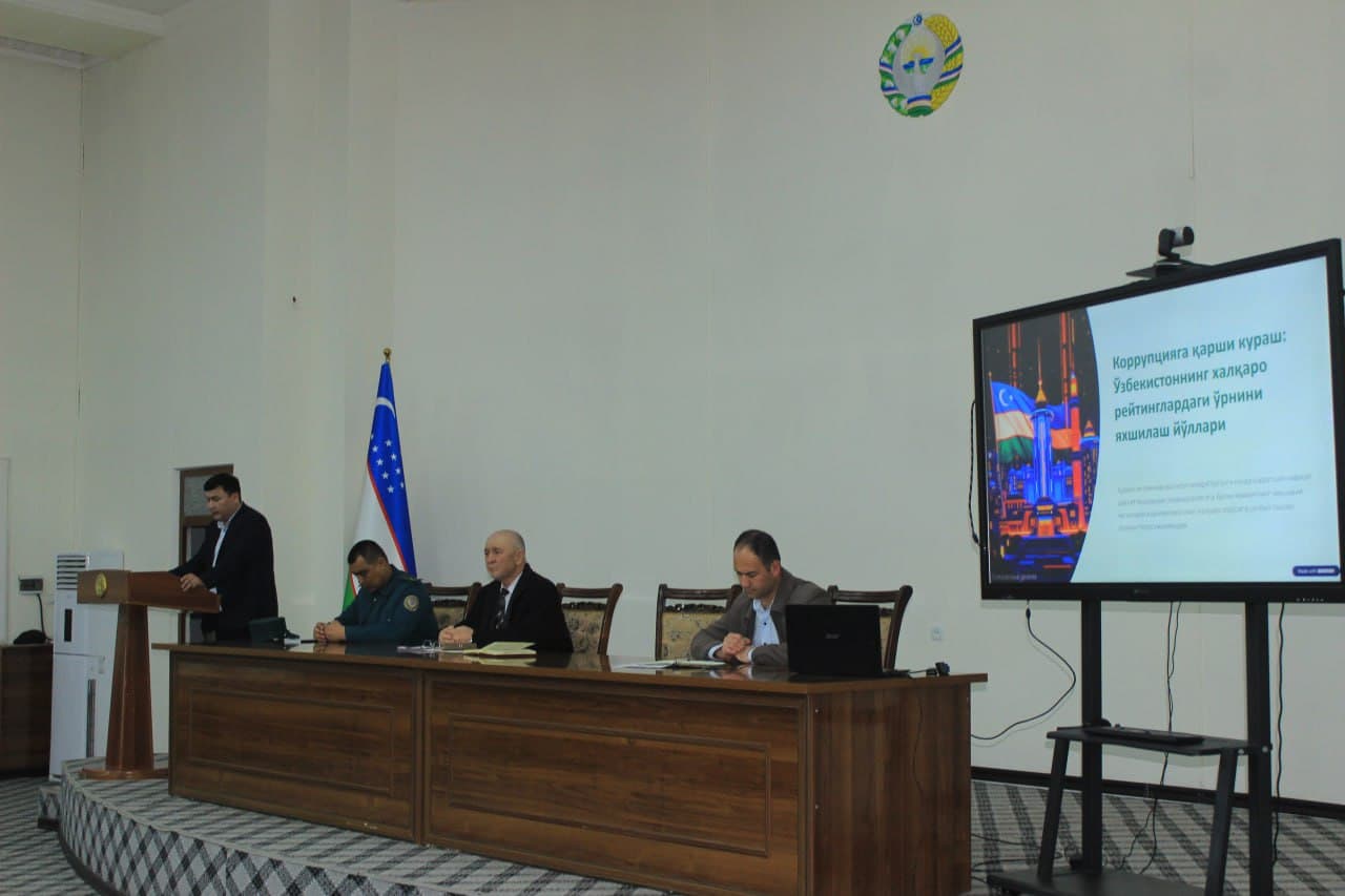 Huquqiy-targ‘ibot tadbiri: Korrupsiya islohotlarga xiyonatdir