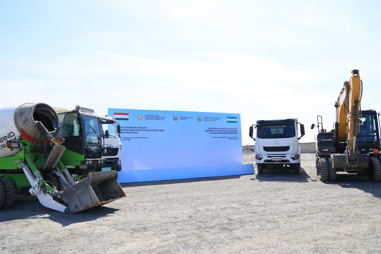 O‘zbekiston–Tojikiston hamkorligida O‘zbekiston tumanida yangi investitsiya loyihasiga start berildi