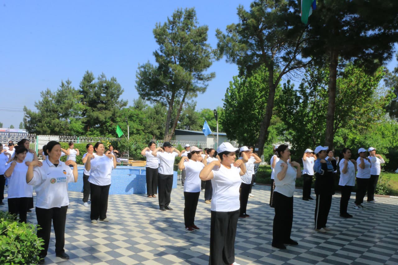 Xotin-qizlar faollari sport tadbirlarida ham faol ishtirok etmoqda