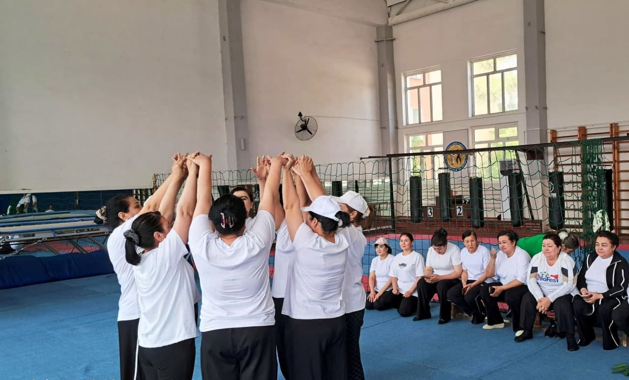 Xotin-qizlar faollari sport tadbirlarida ham faol ishtirok etmoqda