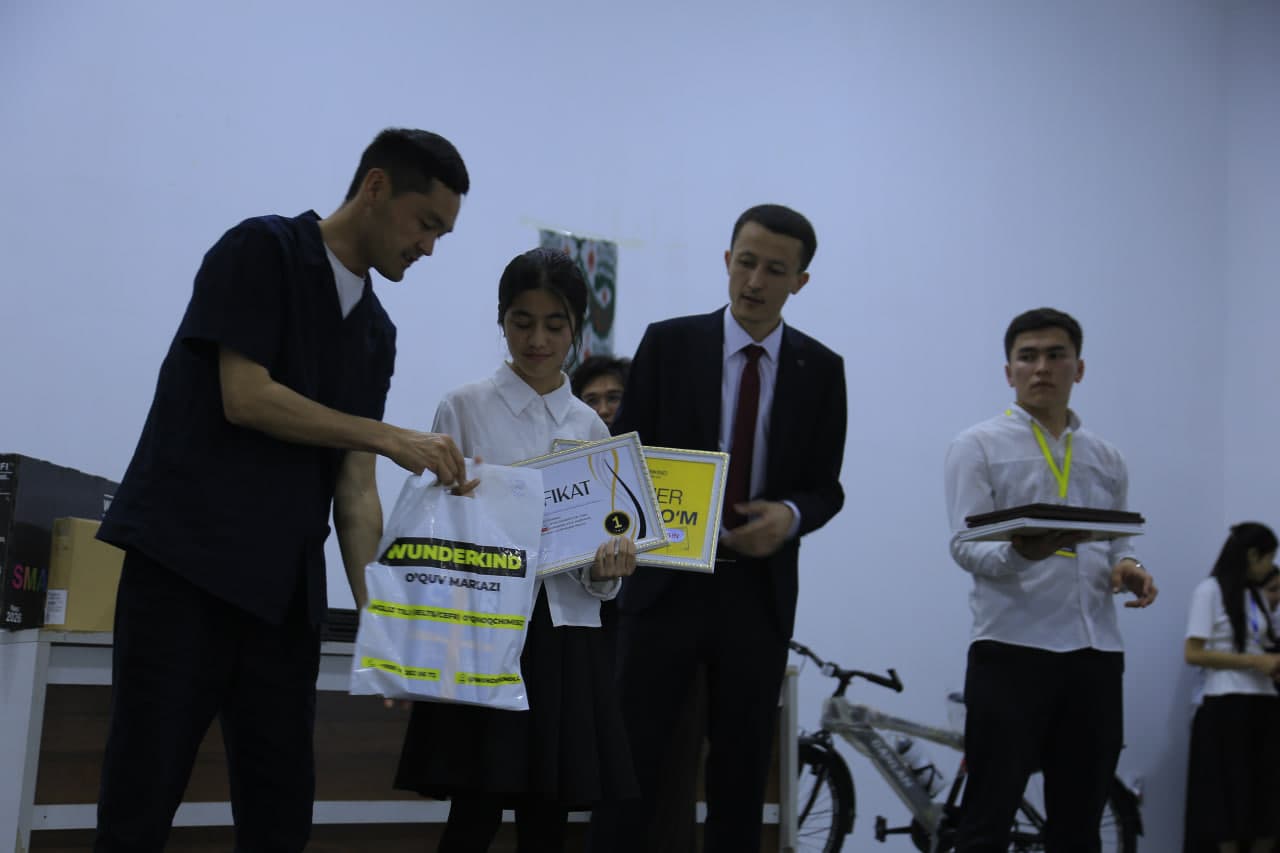 An’anaviy “Wunderkind English Test” loyihasida 13 mingdan ziyod maktab o‘quvchilari bilimlarini sinovdan o‘tkazdi