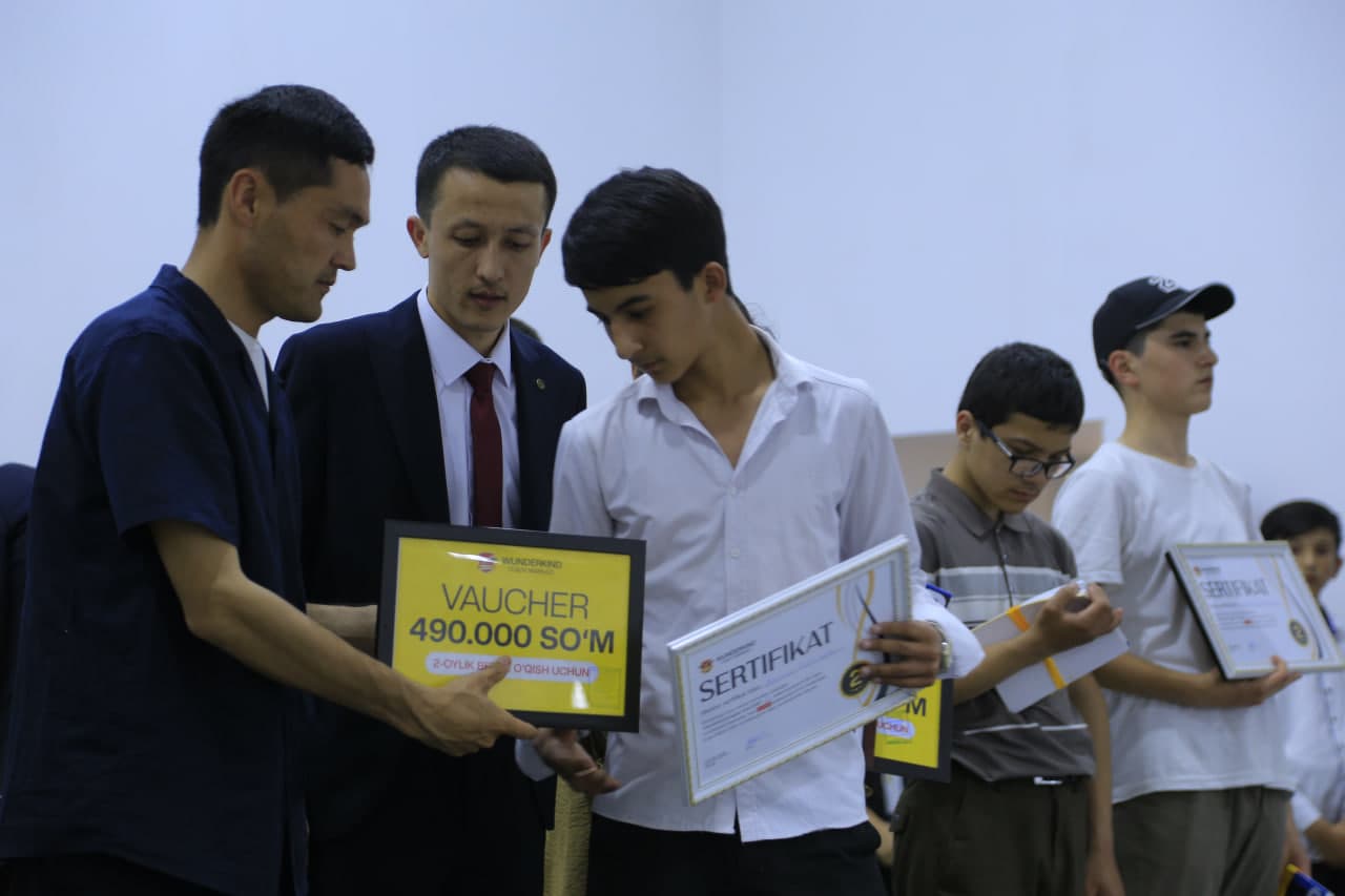 An’anaviy “Wunderkind English Test” loyihasida 13 mingdan ziyod maktab o‘quvchilari bilimlarini sinovdan o‘tkazdi