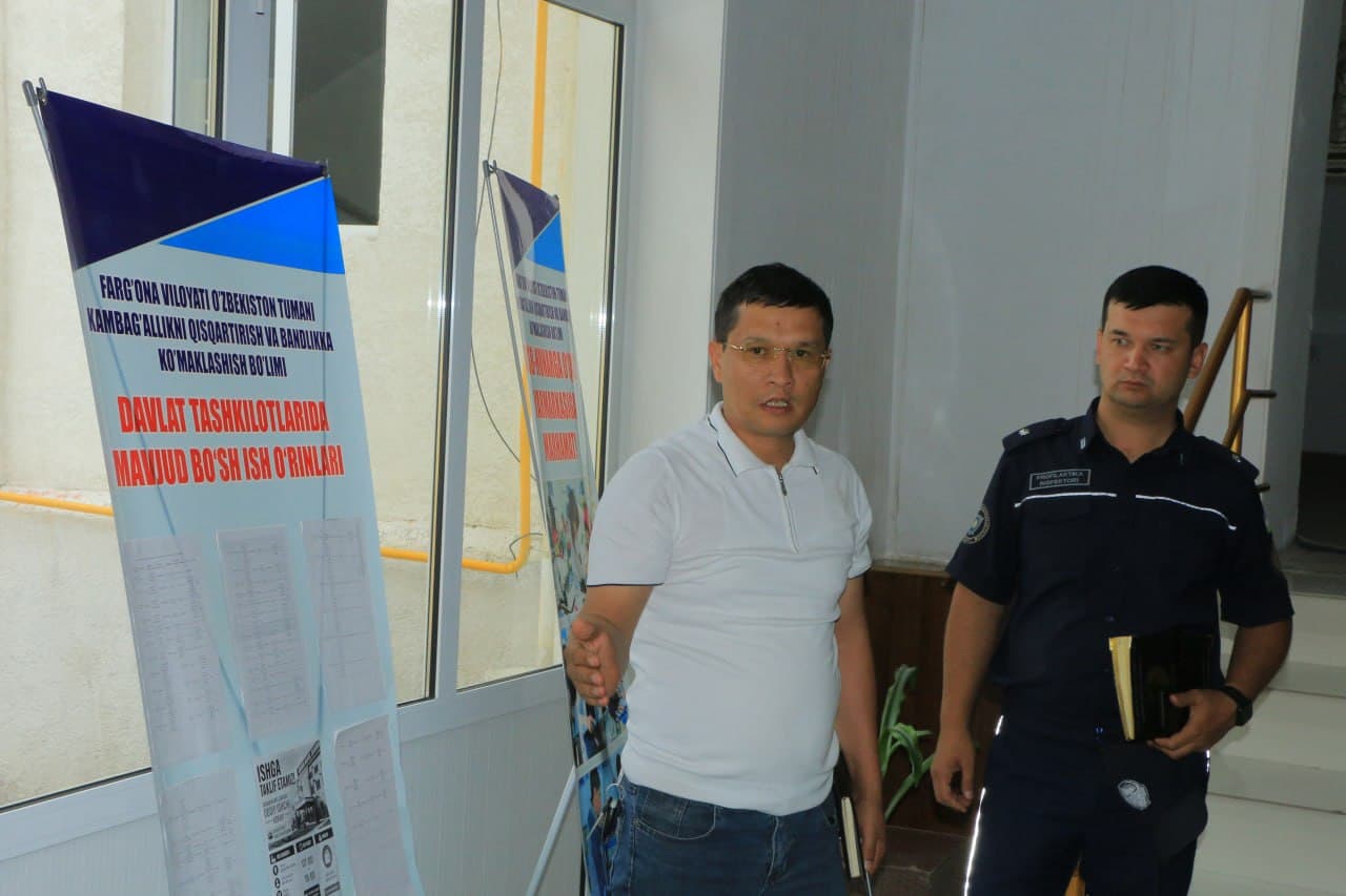 Yoshlar bilan navbatdagi ochiq muloqot va ular uchun mehnat yarmarkasi o‘tkazildi