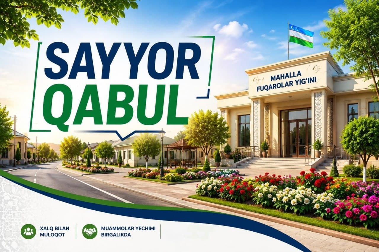 Bugun O‘zbekiston tumani hokimining navbatdagi sayyor qabuli o‘tkaziladi