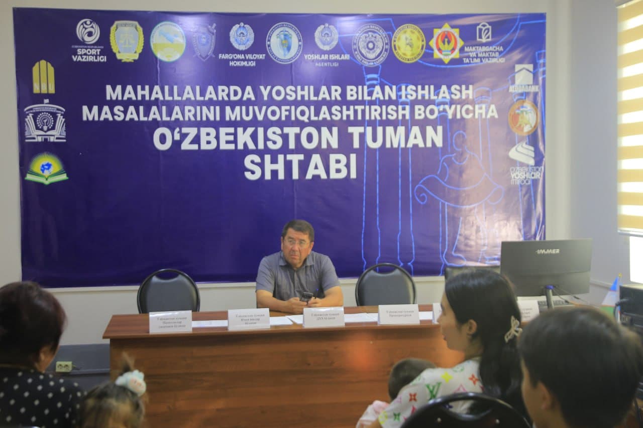 Tuman hokimi otaliqqa olingan yoshlarning muammolarini o‘rgandi