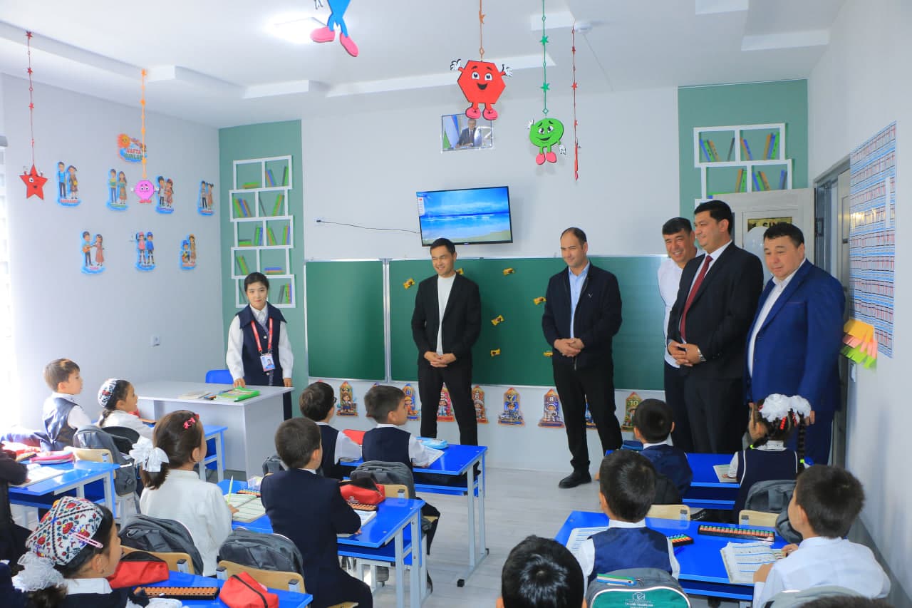 O‘zbekiston tumanida yana bir yangi xususiy maktab ish boshladi