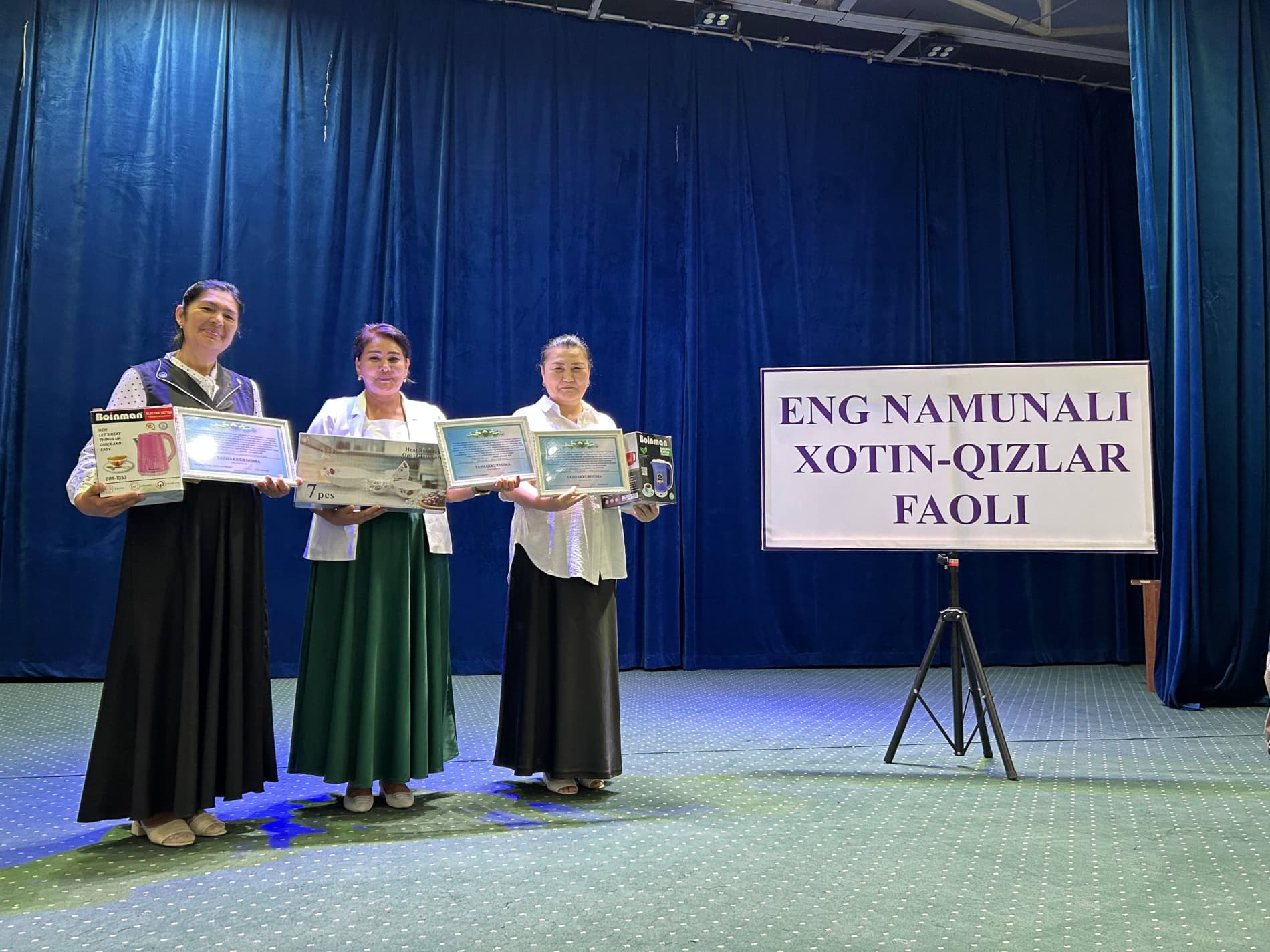 Энг намунали хотин-қизлар фаоллари аниқланди