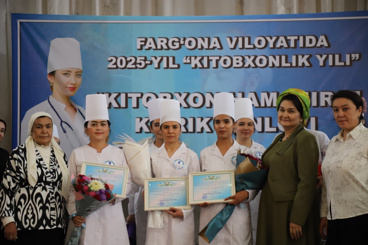 “КИТОБХОН ҲАМШИРА” кўрик-танлови ўтказилди