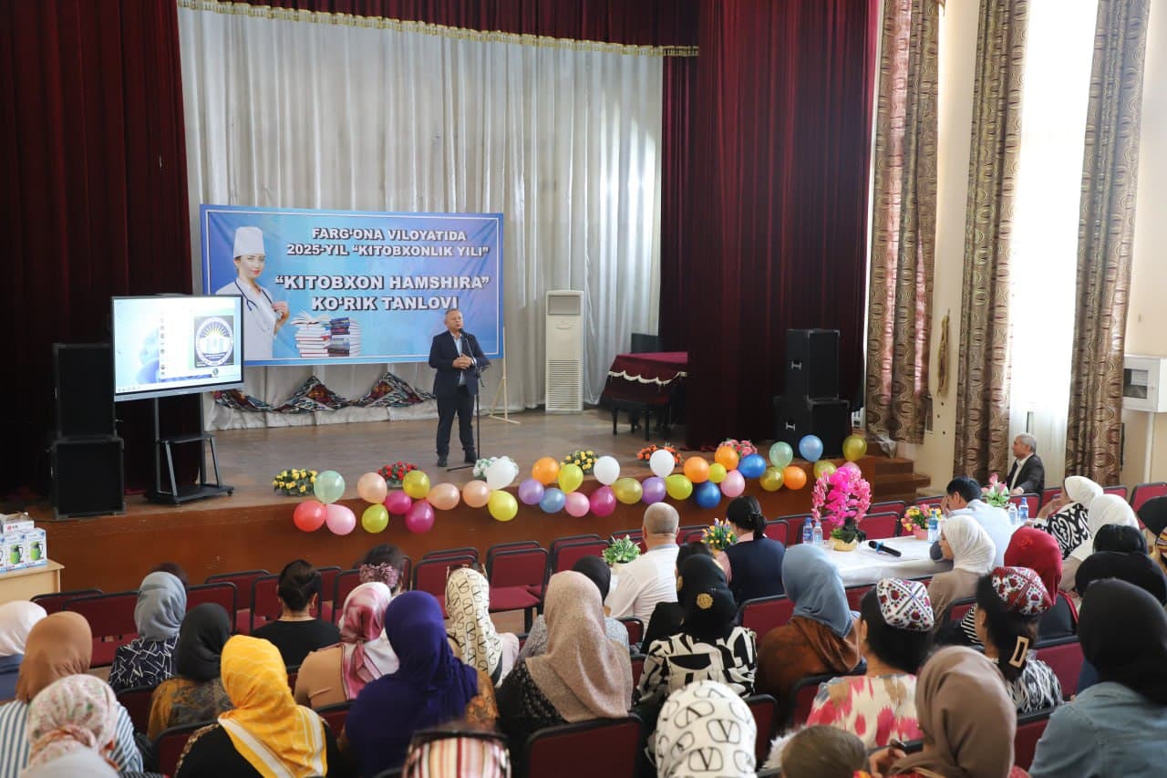“КИТОБХОН ҲАМШИРА” кўрик-танлови ўтказилди