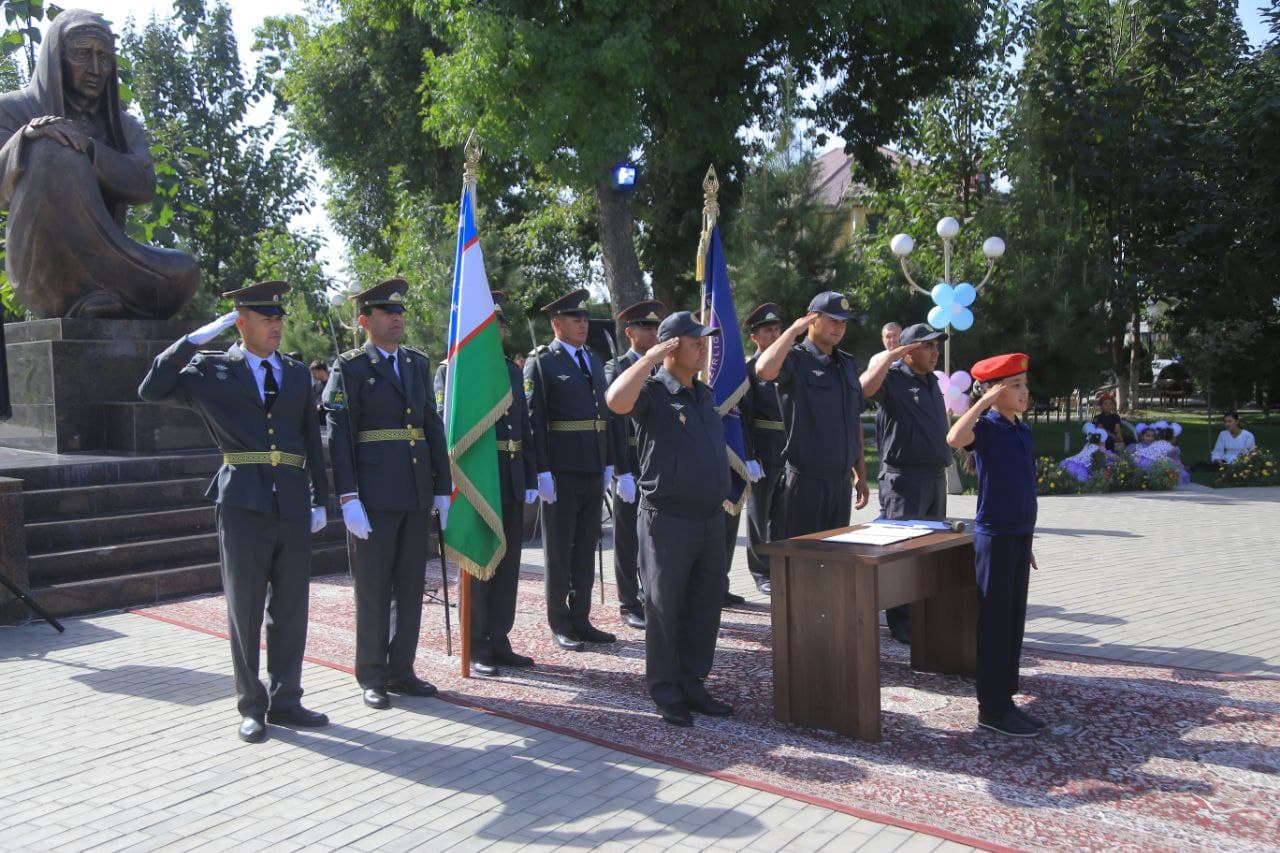 Торжественная церемония принесения клятвы учащимися «Школы мужества» состоялась.