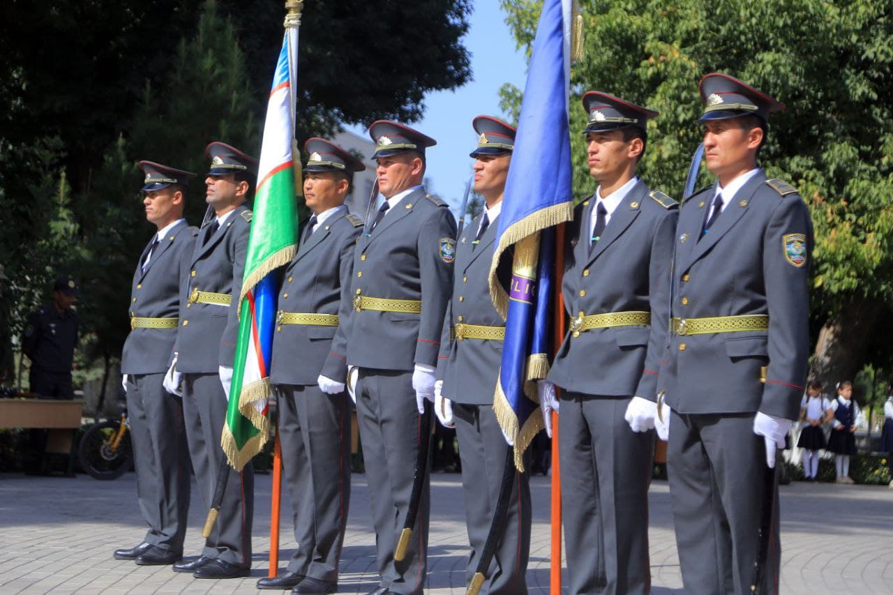 Торжественная церемония принесения клятвы учащимися «Школы мужества» состоялась.