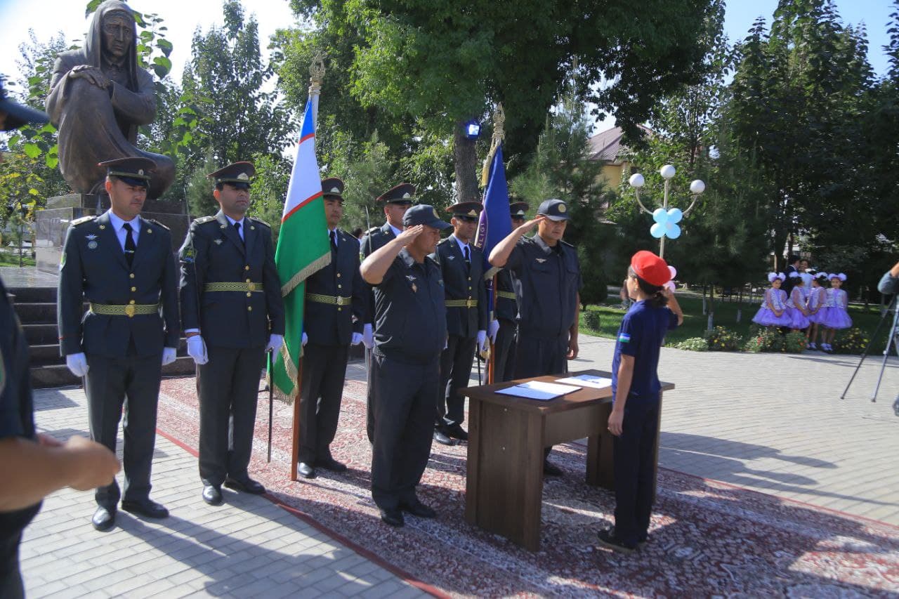 Торжественная церемония принесения клятвы учащимися «Школы мужества» состоялась.