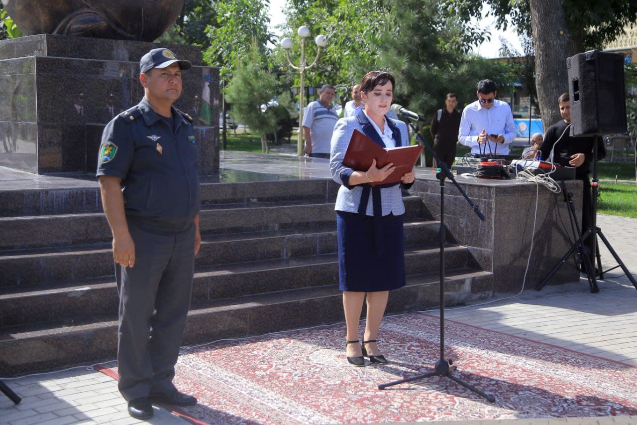 Торжественная церемония принесения клятвы учащимися «Школы мужества» состоялась.