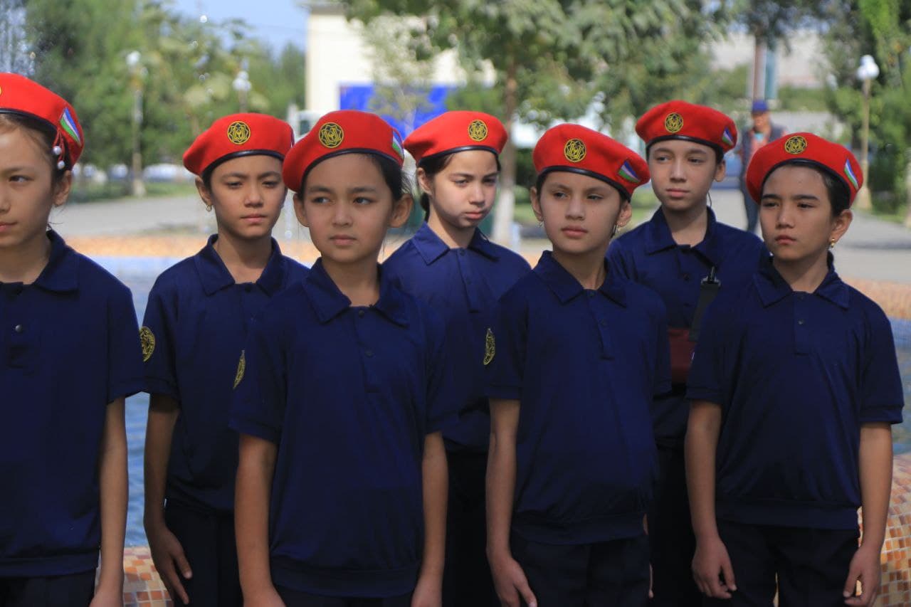 Торжественная церемония принесения клятвы учащимися «Школы мужества» состоялась.