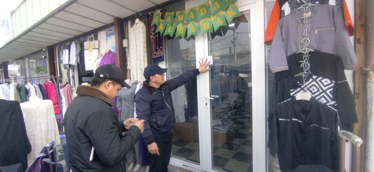 Marg‘ilon shahrida savdo faoliyatini qonuniylashtirish va nazorat-kassa texnikalaridan foydalanish bo‘yicha o‘rganishlar olib borildi