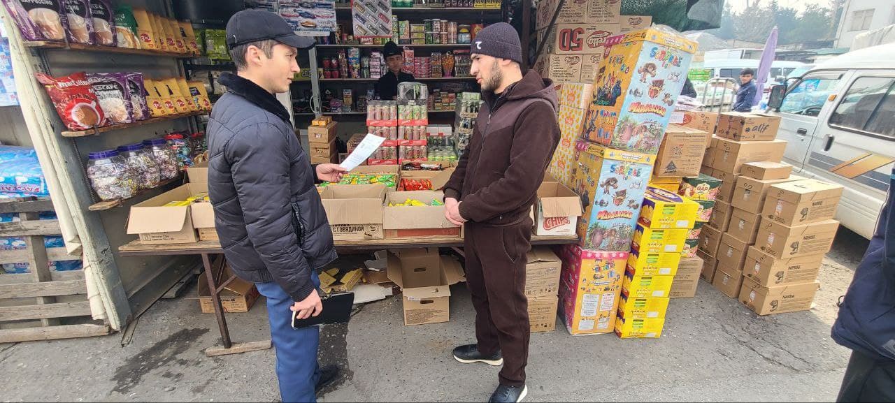 Marg‘ilon shahrida savdo faoliyatini qonuniylashtirish va nazorat-kassa texnikalaridan foydalanish bo‘yicha o‘rganishlar olib borildi