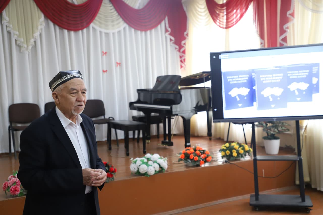 Марғилон шаҳрида “Фарғона вилояти жой номларининг изоҳли луғати” китобининг тақдимоти ўтказилди