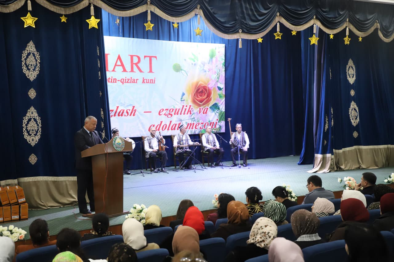 СИЗ ҲАМИША ЭЪЗОЗ ВА ЭЪТИБОРМИЗДАСИЗ, АЗИЗ АЁЛЛАР!