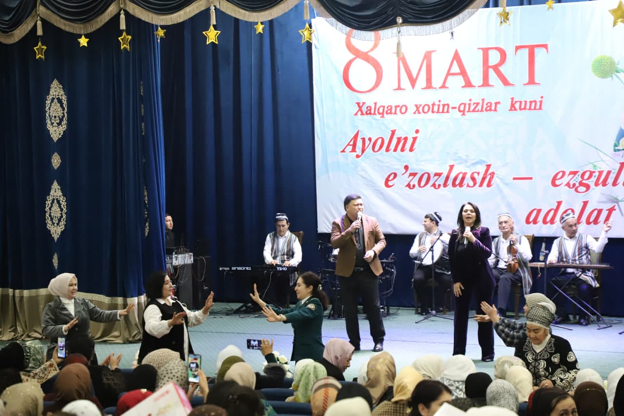 СИЗ ҲАМИША ЭЪЗОЗ ВА ЭЪТИБОРМИЗДАСИЗ, АЗИЗ АЁЛЛАР!