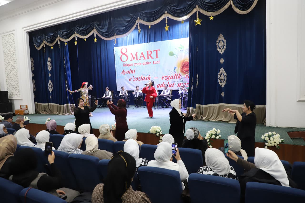 СИЗ ҲАМИША ЭЪЗОЗ ВА ЭЪТИБОРМИЗДАСИЗ, АЗИЗ АЁЛЛАР!