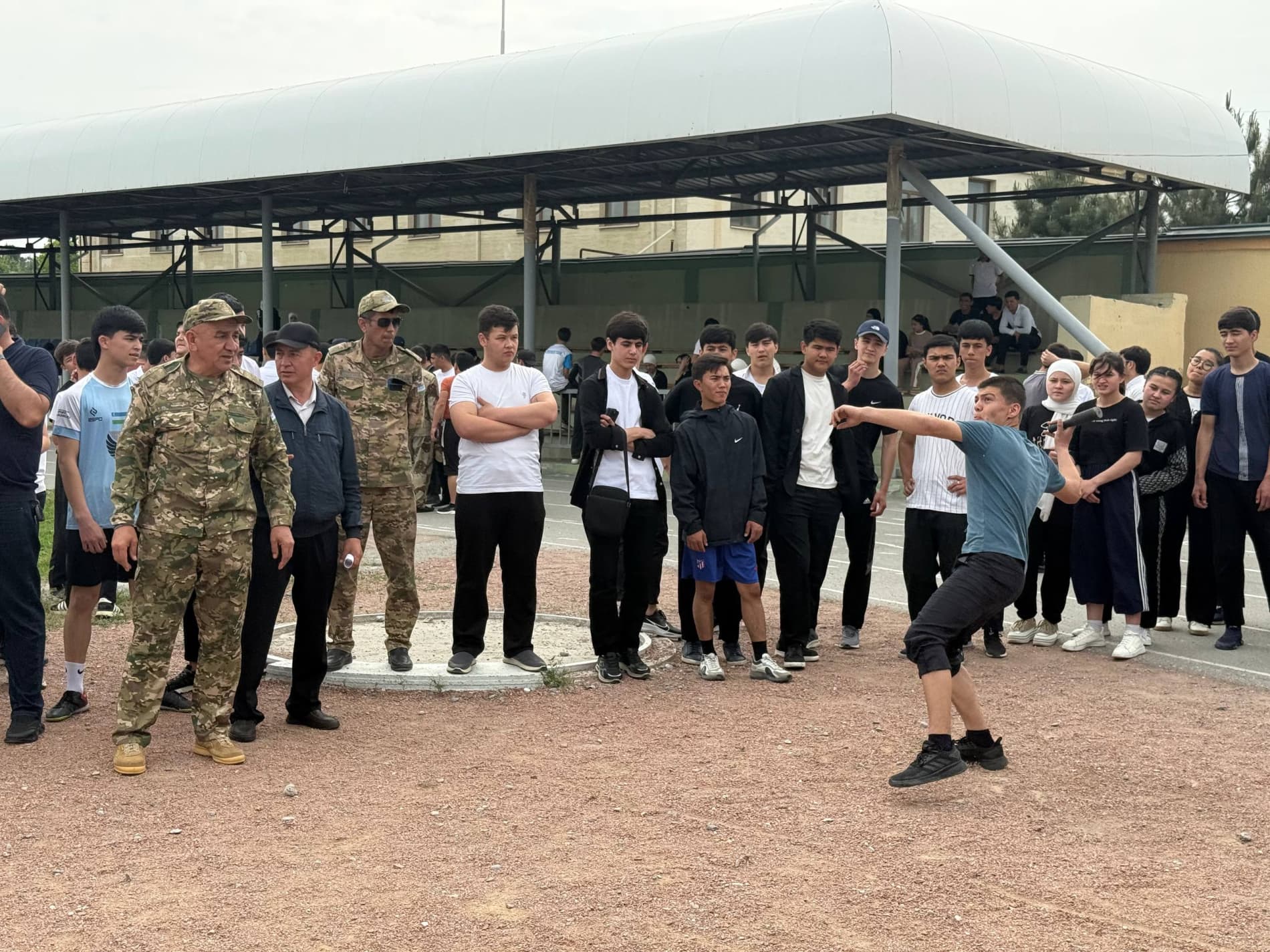 "Шунқорлар" ҳарбий спорт ўйинлари шаҳар босқичи ўтказилди