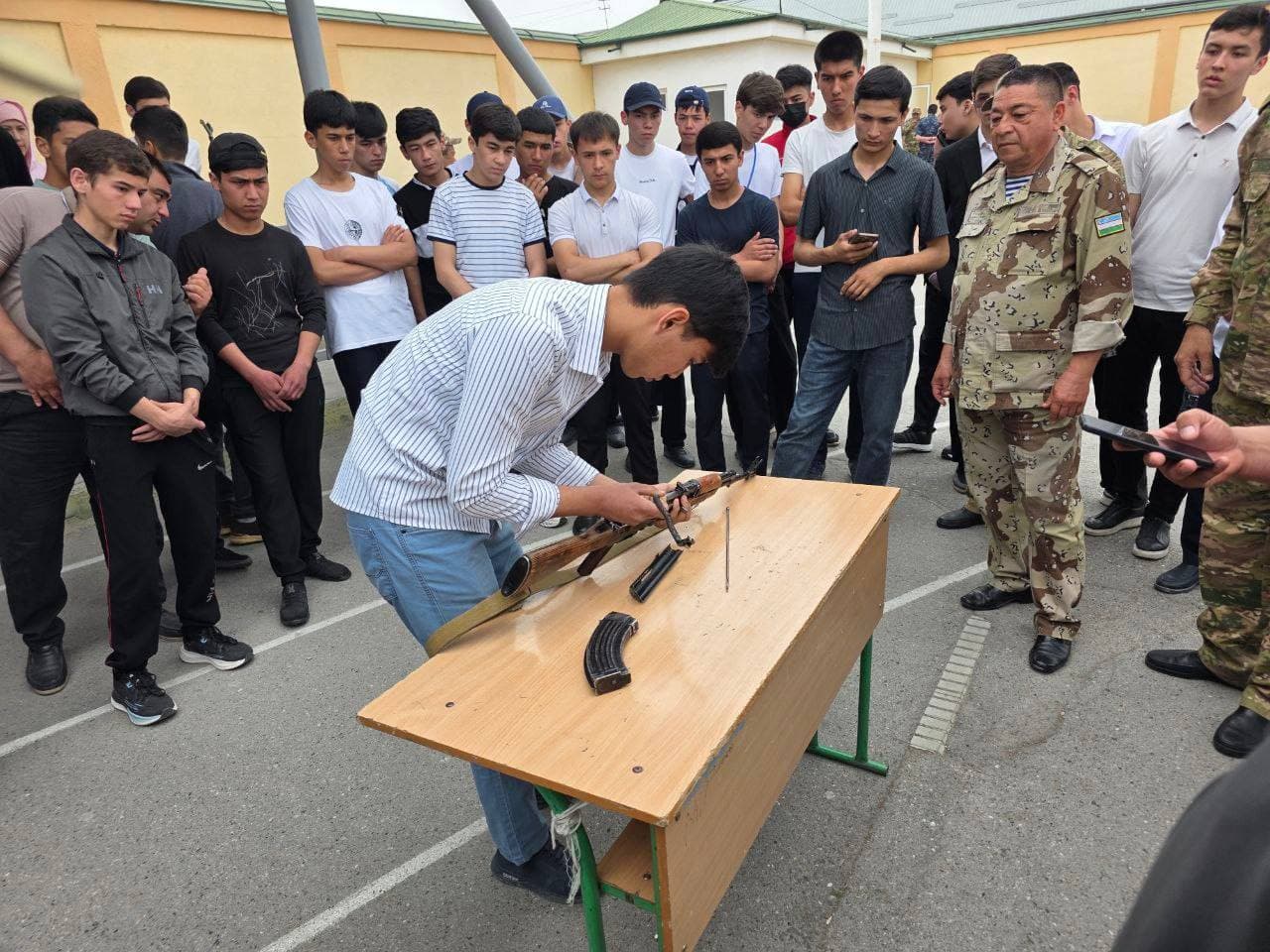 "Шунқорлар" ҳарбий спорт ўйинлари шаҳар босқичи ўтказилди