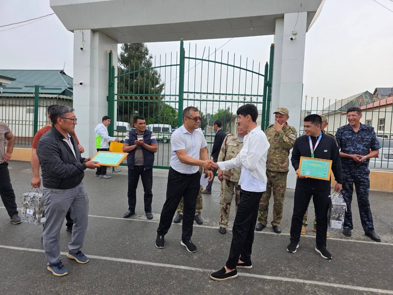 "Шунқорлар" ҳарбий спорт ўйинлари шаҳар босқичи ўтказилди