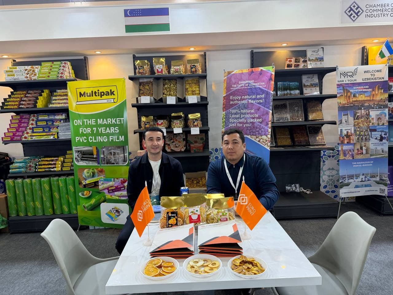 Uchko‘prikda ishlab chiqarilgan mahsulotlar "Baghdad International Fair" ko‘rgazmasida namoyish etilmoqda