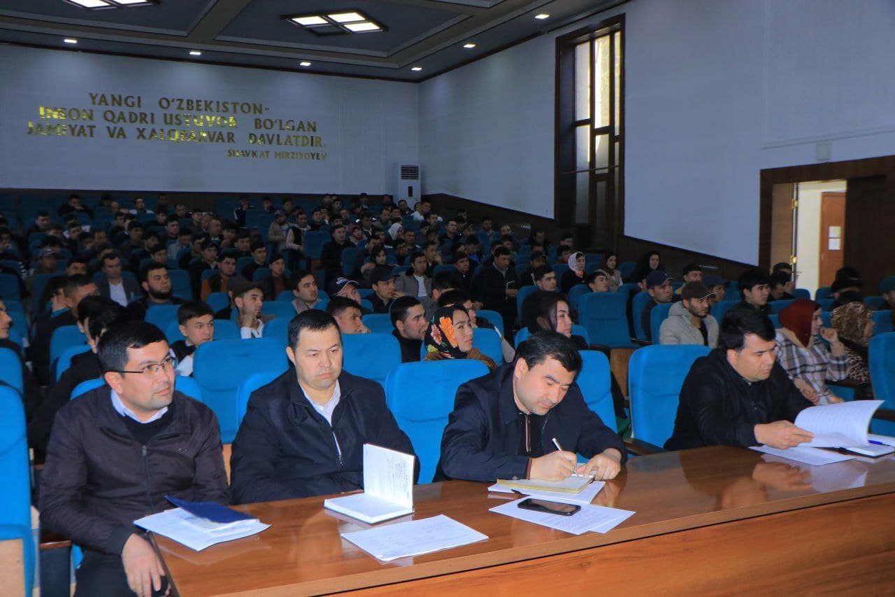 Yosh tadbirkorlar va o‘z biznesini yo‘lga qo‘yish istagidagi yoshlar bilan uchrashuv o‘tkazildi