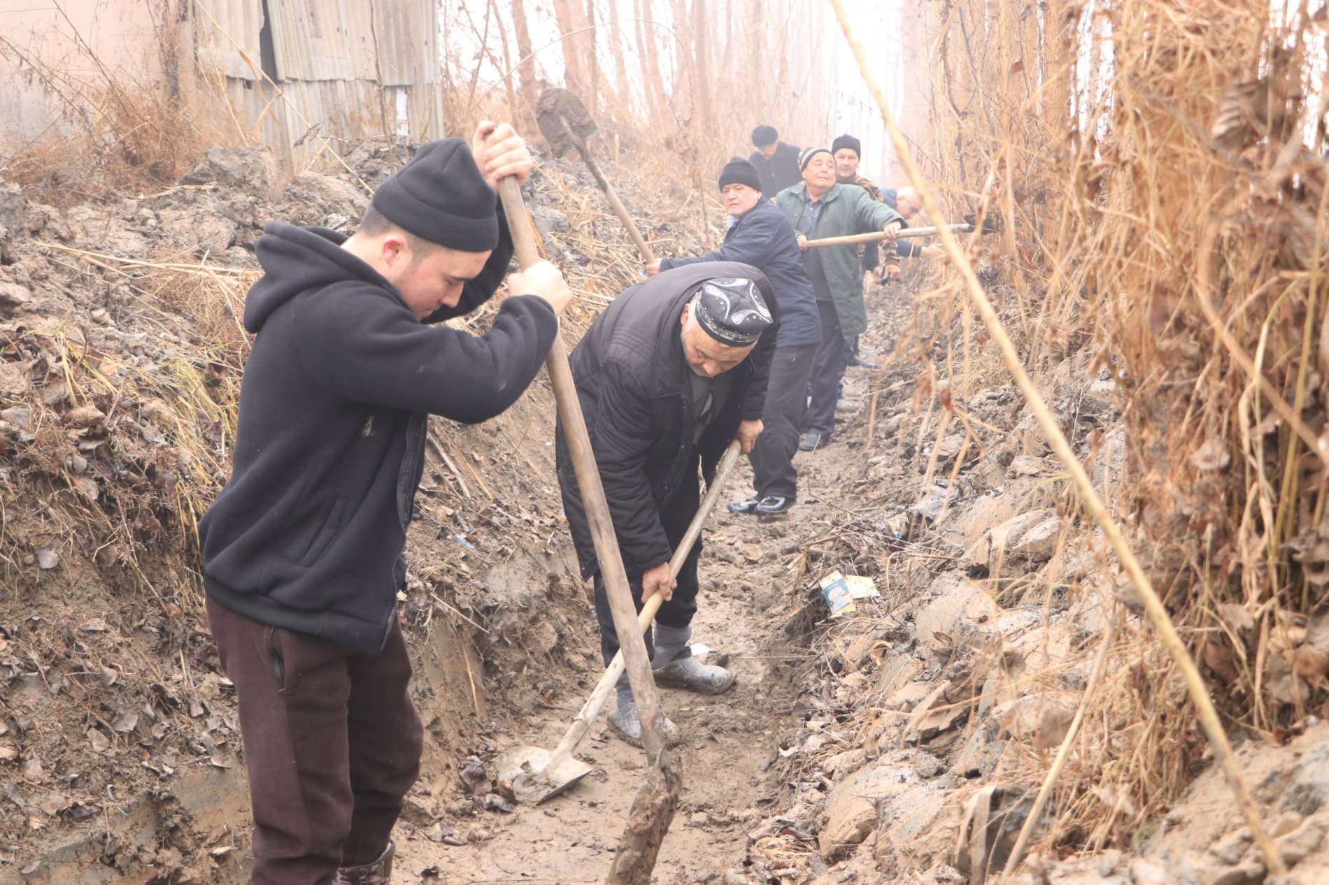 Buvayda tumanida umumxalq hasharlari davom etmoqda