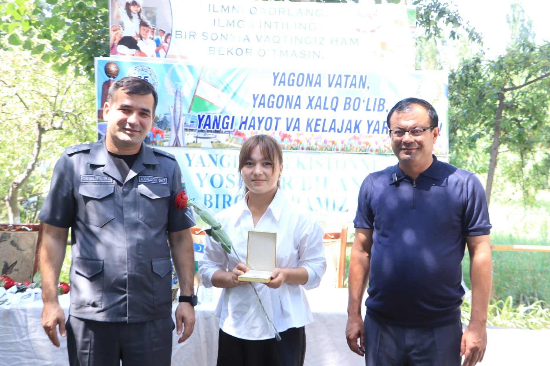 Medallar o‘z egalariga topshirildi