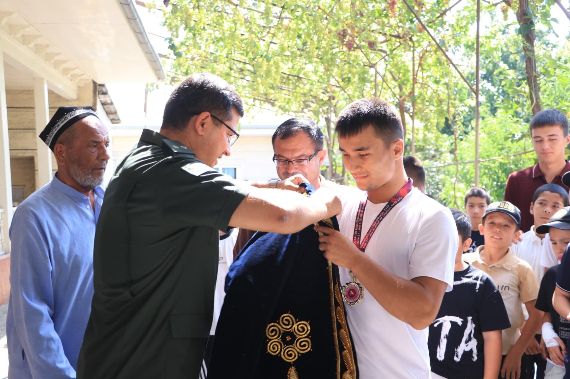 Chempion bilan uchrashuv bo‘lib o‘tdi