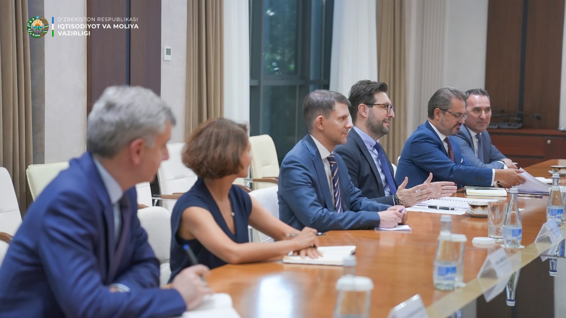 Европа тикланиш ва тараққиёт банки вакиллари билан учрашув бўлиб ўтди