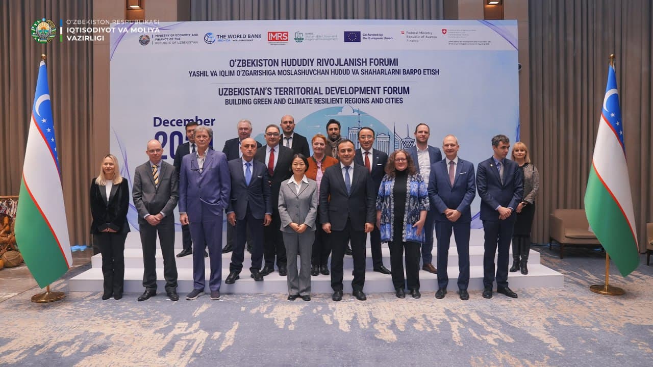 Tashkent Hosts International Forum on Building Green and Climate-Resilient Cities in Uzbekistan
