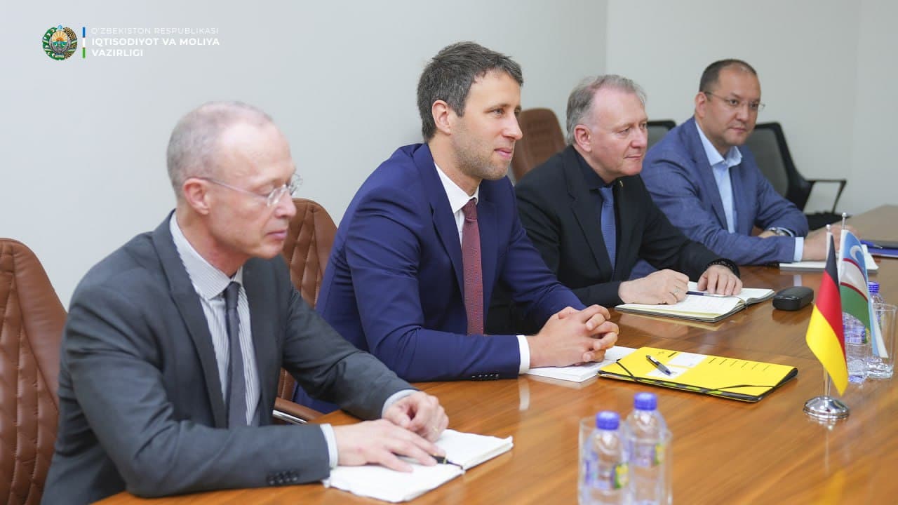 Германия тараққиёт банки вакиллари билан ҳамкорлик истиқболлари юзасидан фикр алмашилди