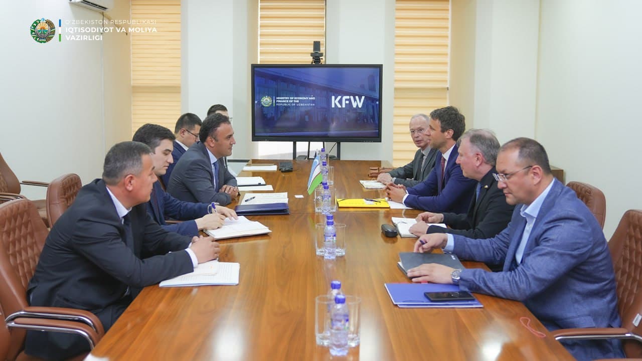 Германия тараққиёт банки вакиллари билан ҳамкорлик истиқболлари юзасидан фикр алмашилди