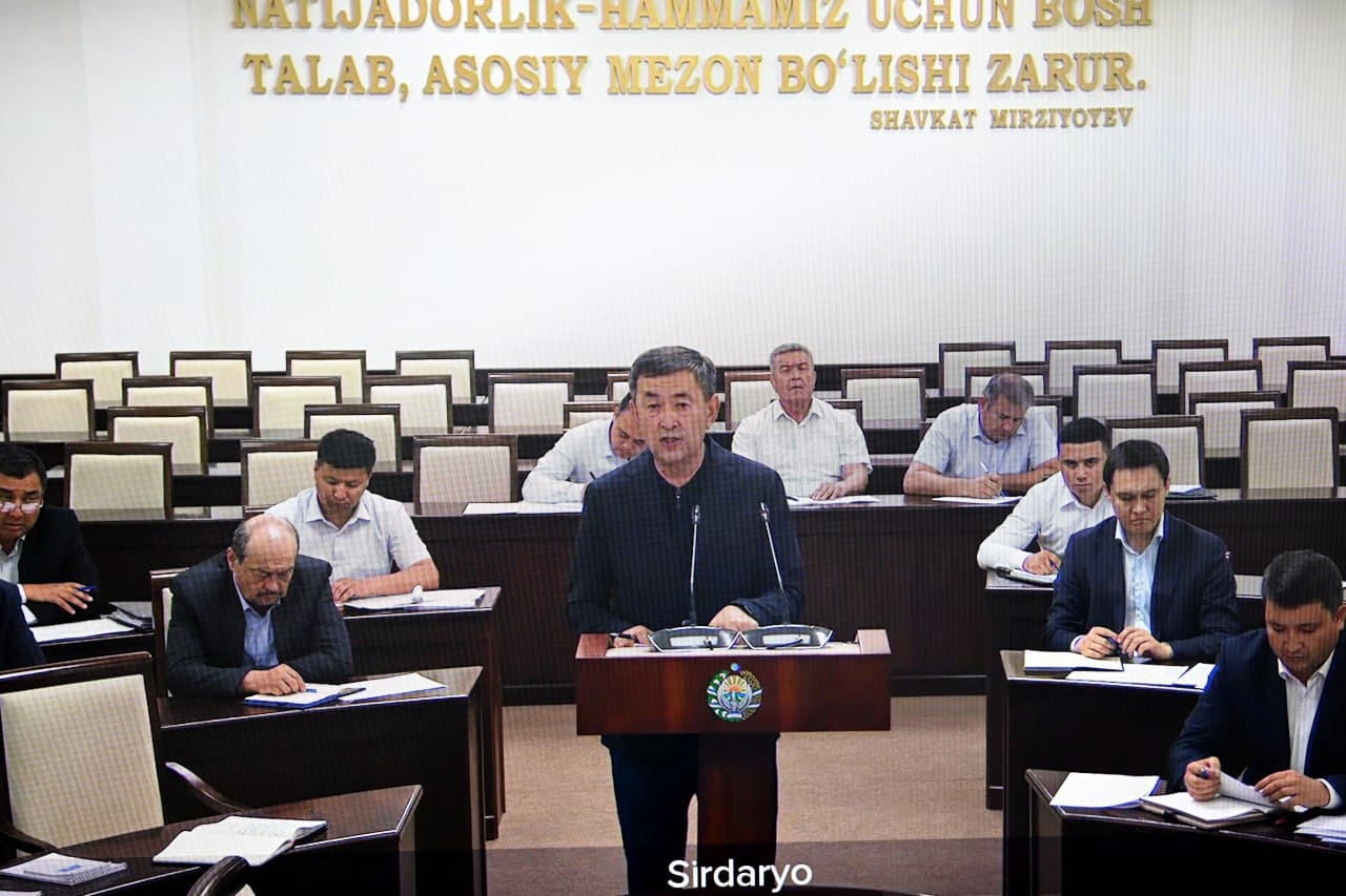 Prospects of developing the agriculture industry in Syrdarya region reviewed