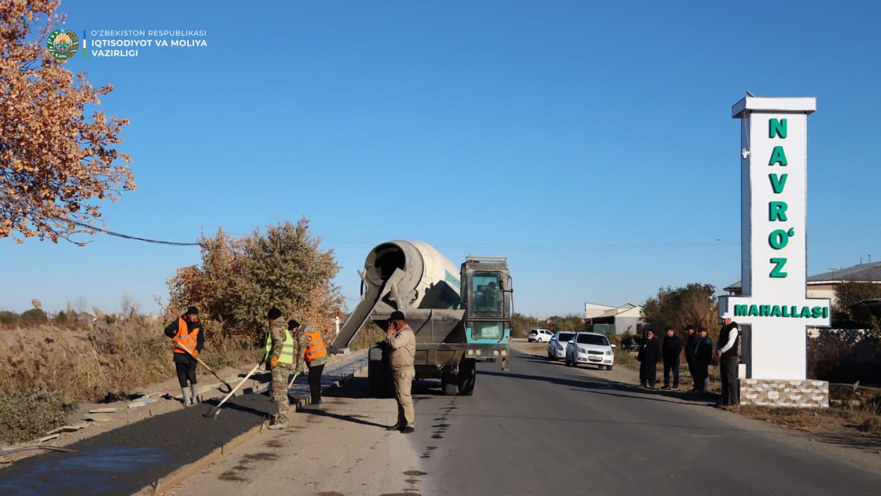 Infrastructure is being updated in rural areas of Khorezm and Karakalpakstan
