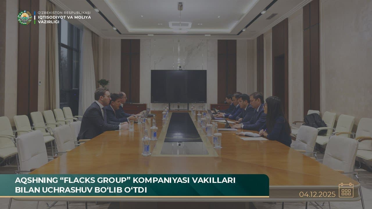 A meeting was held with representatives of the US company "Flacks Group"