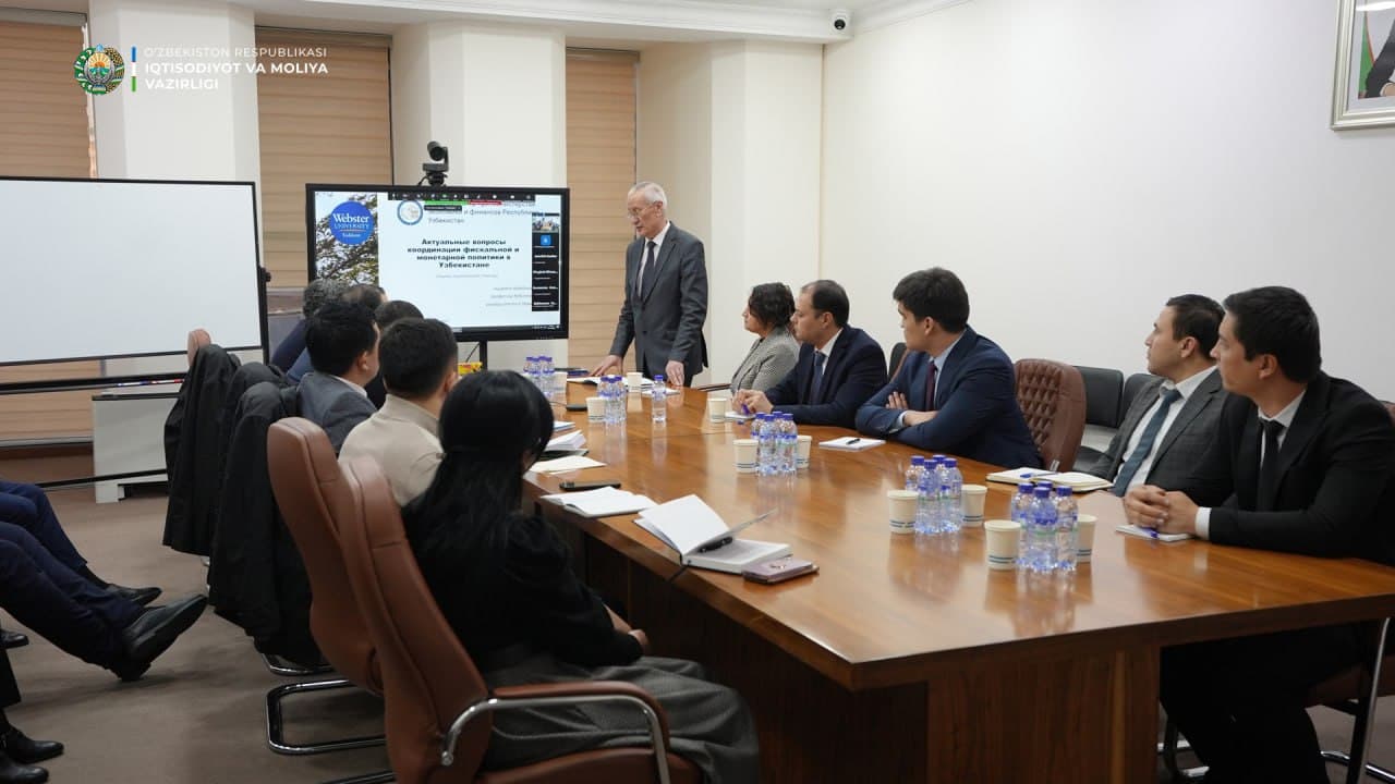 A master class was held on the topical issues of coordinating fiscal and monetary policy in Uzbekistan