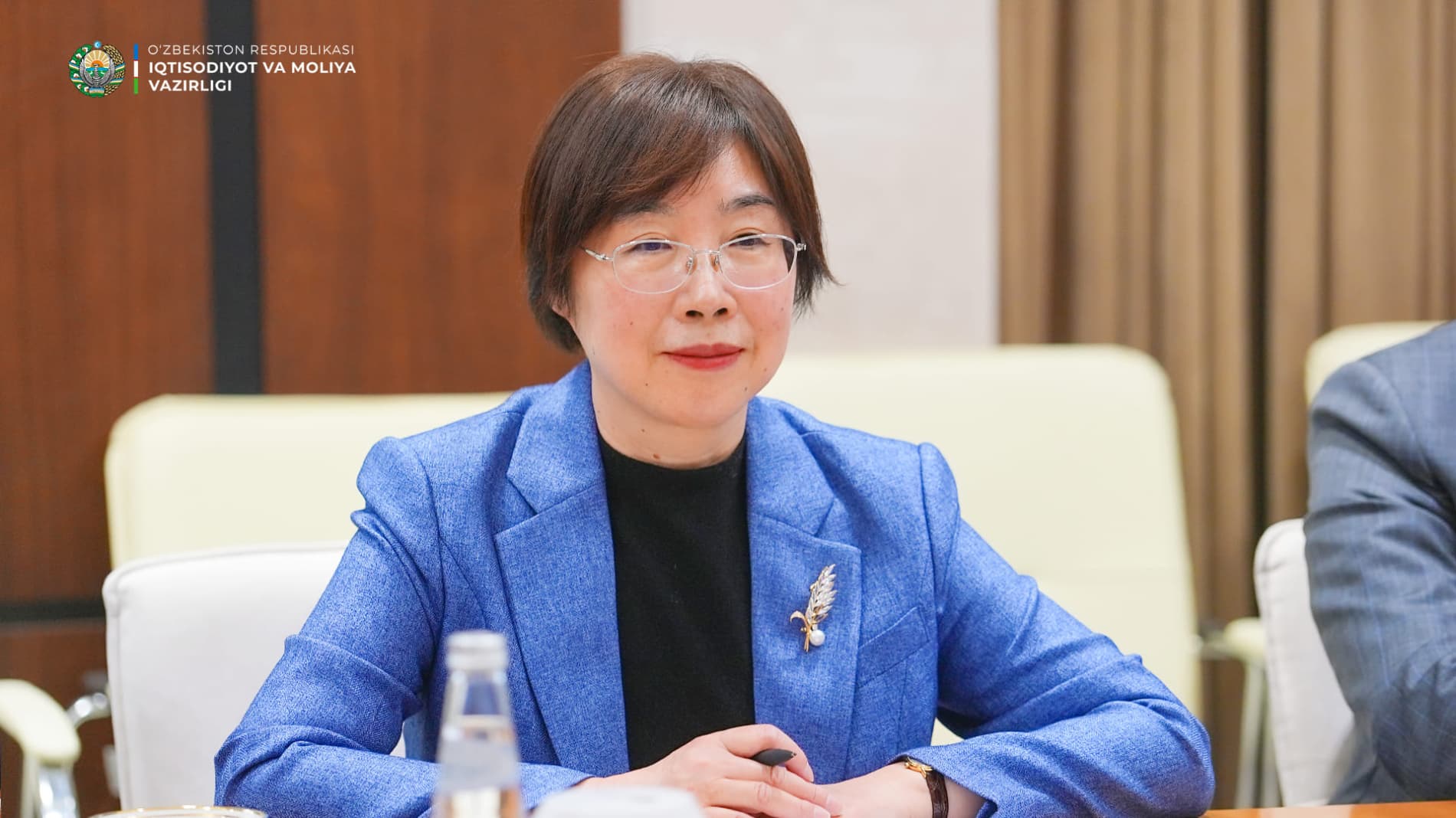 Осиё инфратузилма инвестициялари банки президенти Сзоу Сзяи билан ҳамкорлик йўналишлари муҳокама қилинди