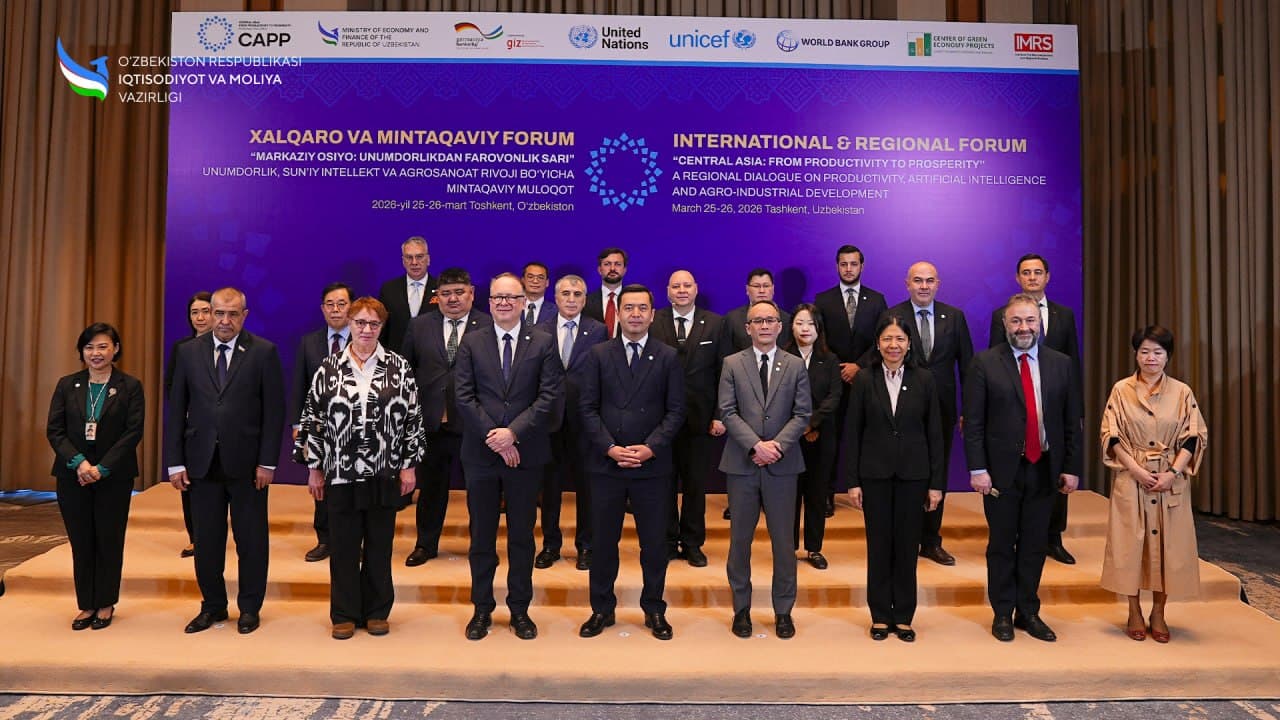 The international forum “Central Asia: From Productivity to Prosperity. Regional Dialogue” was successfully held