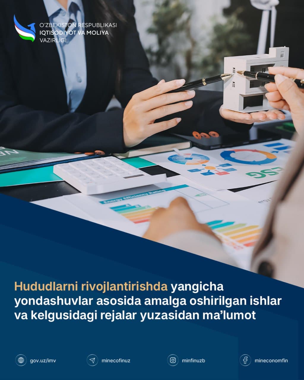 Hududlarni rivojlantirishda yangicha yondashuvlar asosida amalga oshirilgan ishlar va kelgusidagi rejalar yuzasidan ma’lumot