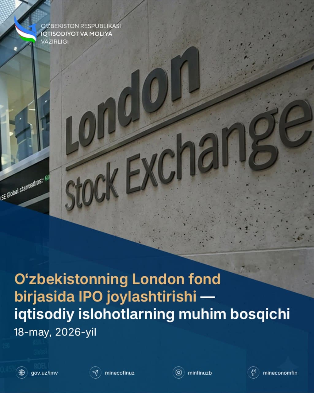 O‘zbekistonning xalqaro kapital bozoridagi muhim qadami