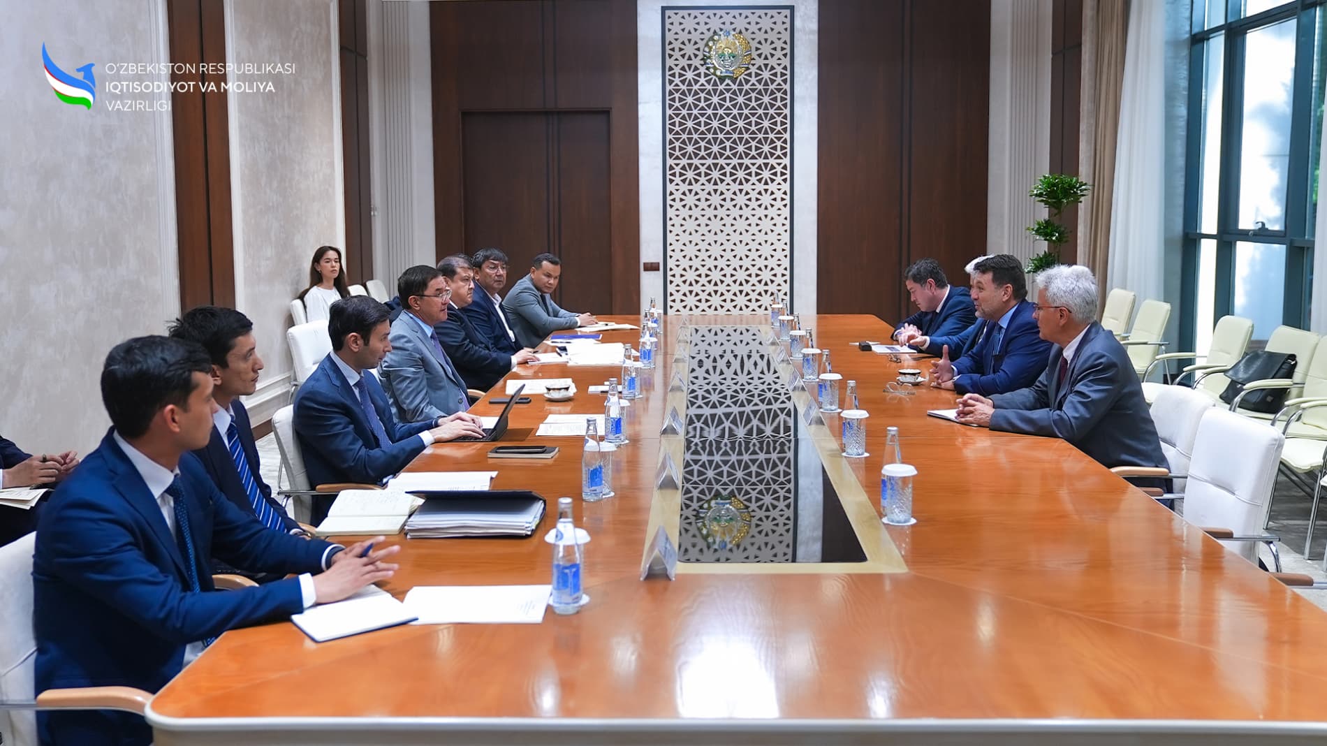 SUEZ kompaniyasining Markaziy Osiyo, Kavkaz va Turkiya bo‘yicha bosh ijrochi direktori bilan uchrashuv bo‘lib o‘tdi