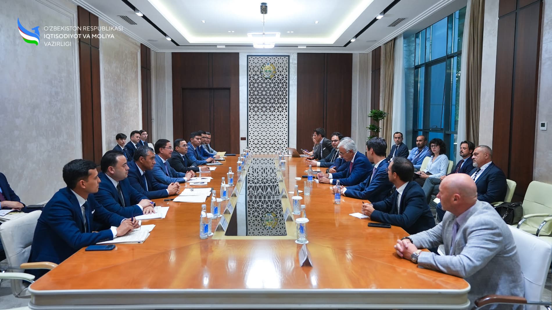 Fransiya kompaniyalari bilan hamkorlik yo‘nalishlari muhokama qilindi