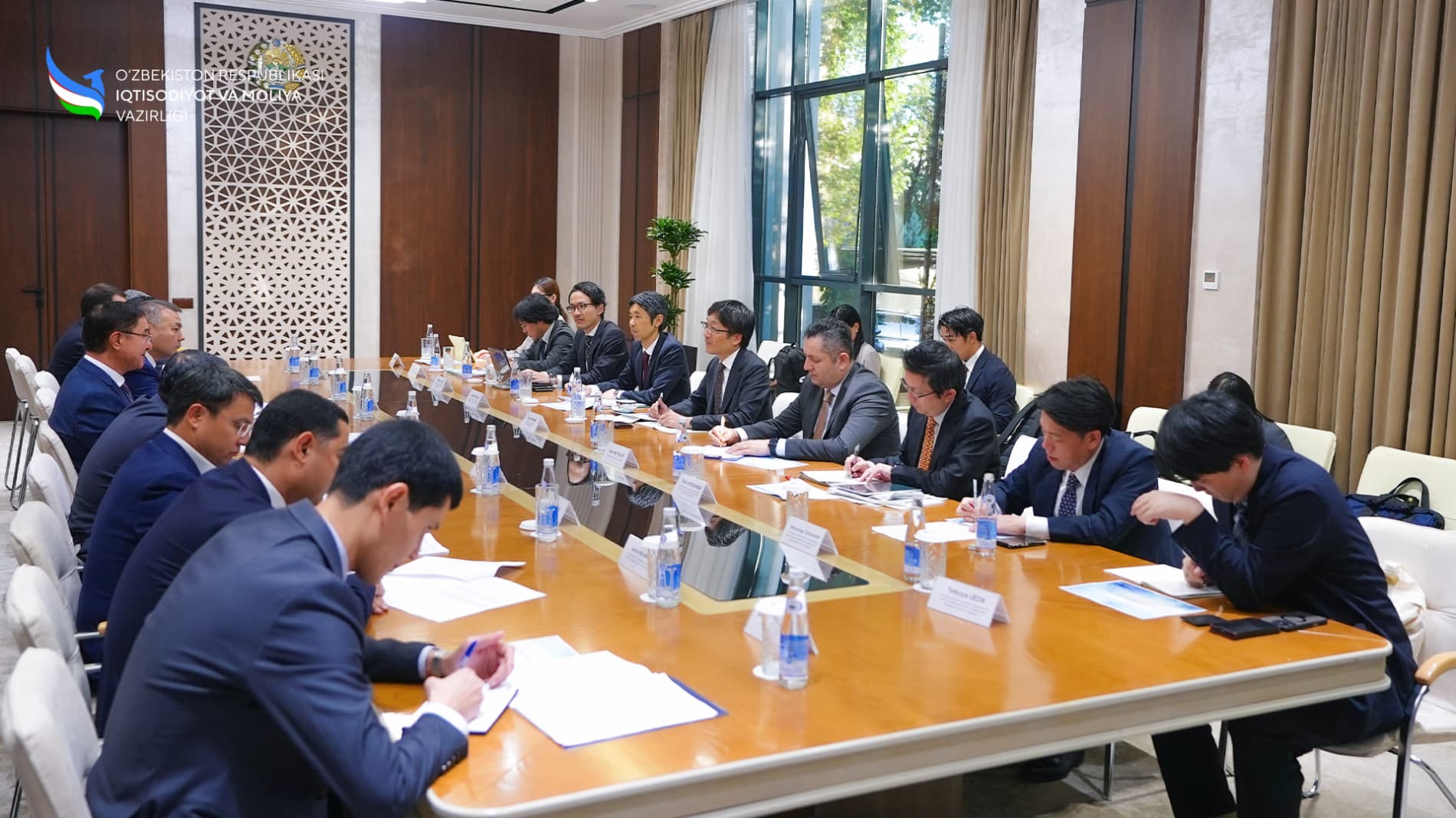 Areas of cooperation were discussed with representatives of the Japan Bank for International Cooperation