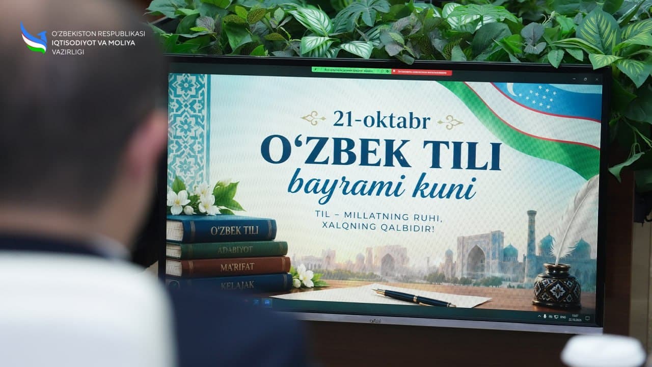 Özbek tili bayrami kuni munosabati bilan ma’naviy-ma’rifiy tadbir taşkil etildi