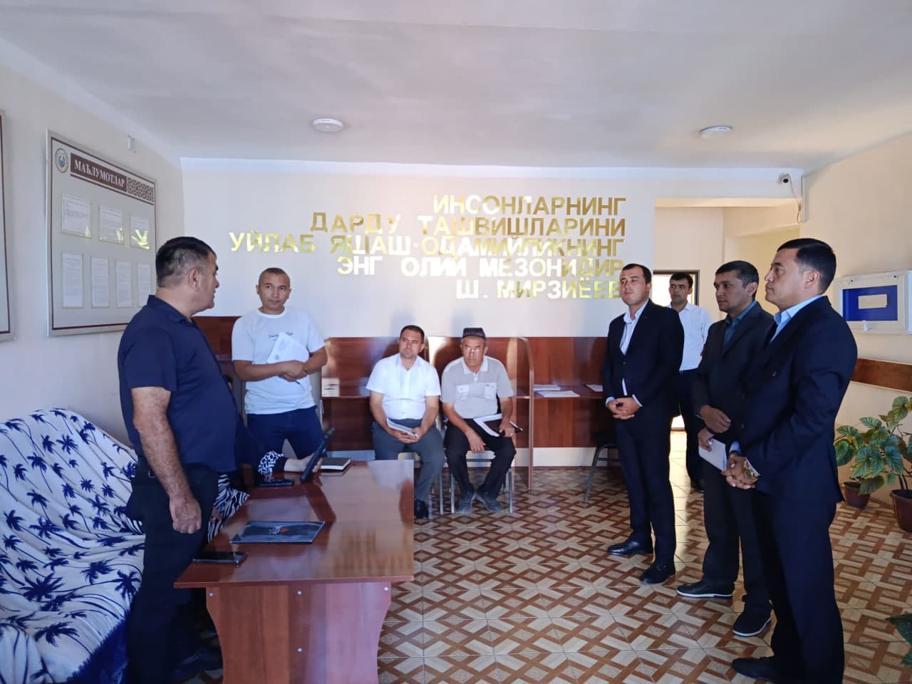 Soʻx tumani hokimining shaxsiy qabulı